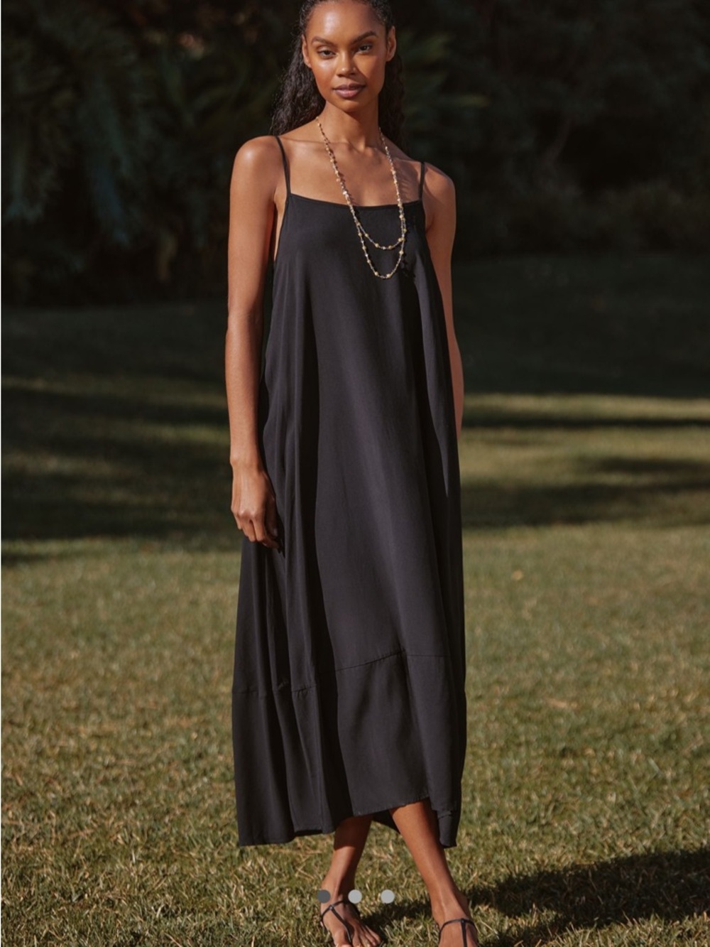 Anthropologie summer black dress by Sanctuary
